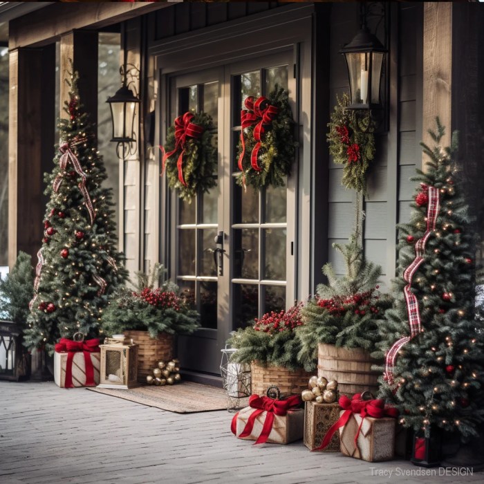 Xmas outdoor decor ideas