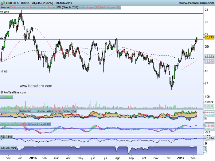 Grifols sa stock price