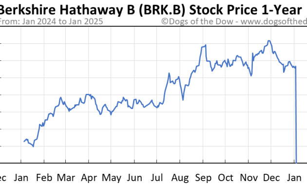 BRK.B Stock Price Today Per Share