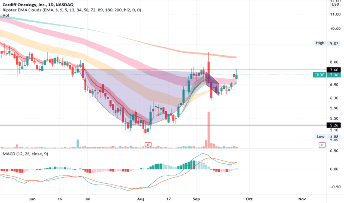 Crdf stock price