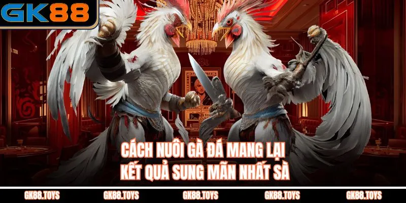 Cách Nuôi Gà Đá Mang Lại Kết Quả Sung Mãn Nhất Sà